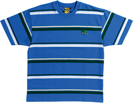 KROOKED EYES EMB STRIPE SS XL-MULTI-COLOR/GREEN
