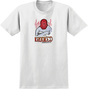 KROOKED FIRE MASK SS TSHIRT XLARGE WHITE
