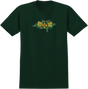 KRK FLOWERS SS TSHIRT MEDIUM FOREST GREEN