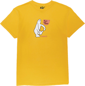 KROOKED GET IT STRAIT SS TSHIRT M-GOLD/WHT/BLK/ORG