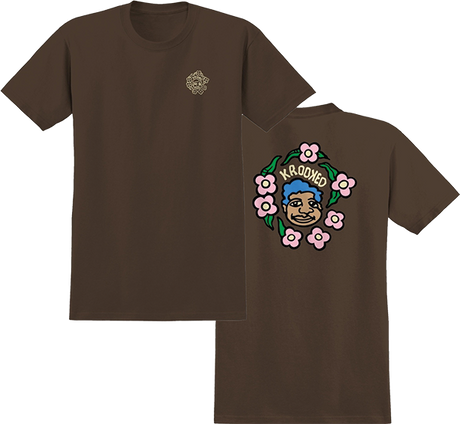 KROOKED KROOKED MG SS TSHIRT XL-DARK CHOCOLATE/CREAM