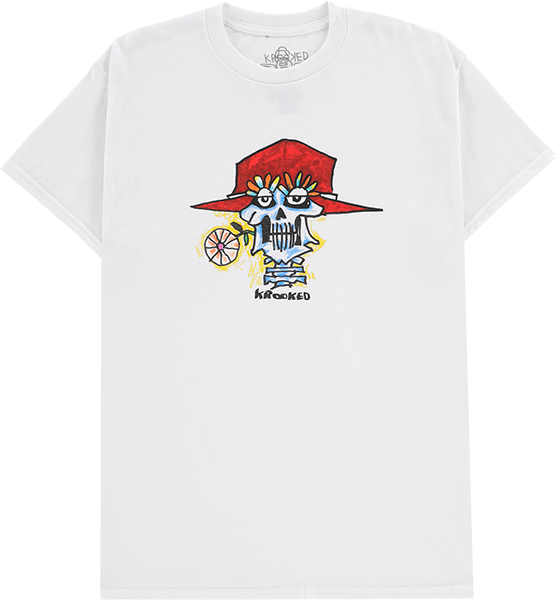 KROOKED MUERTE SS TSHIRT SMALL WHITE