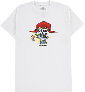 KROOKED MUERTE SS TSHIRT SMALL WHITE