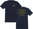 KROOKED NEW TRICKS SS TSHIRT S-TRUE NAVY/YEL/BLK/WTH