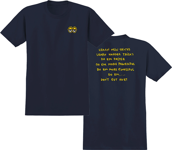 KROOKED NEW TRICKS SS TSHIRT XL-TRUE NAVY/YEL/BLK/WTH