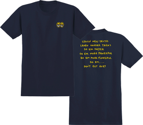 KROOKED NEW TRICKS SS TSHIRT XL-TRUE NAVY/YEL/BLK/WTH