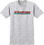 KROOKED SKATEBOARDIN SS TSHIRT MEDIUM ASH