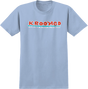 KROOKED SKATEBOARDIN SS TSHIRT MEDIUM LT.BLU/RED/WHT/BLU