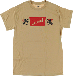 LOWCARD CHEERS SS TSHIRT SMALL OLD GOLD