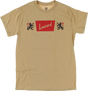 LOWCARD CHEERS SS TSHIRT SMALL OLD GOLD
