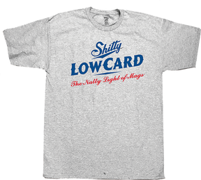 LOWCARD NATTY LOGO SS TSHIRT MEDIUM HEATHER GREY
