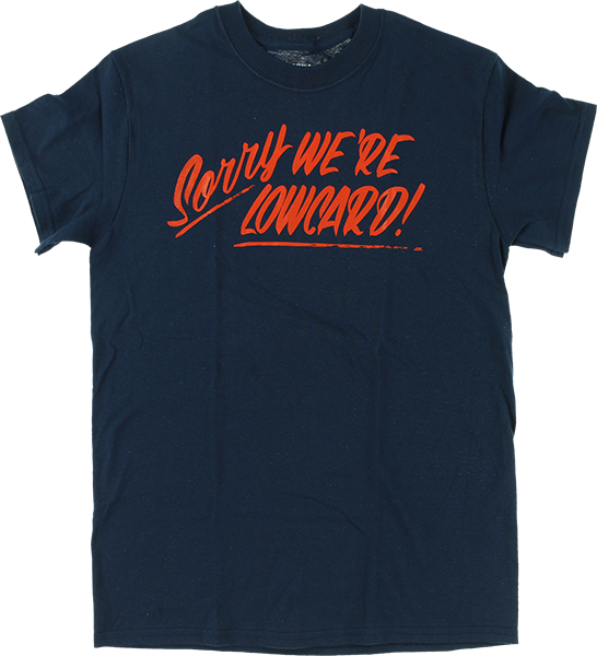 LOWCARD SORRY SS TSHIRT SMALL NAVY