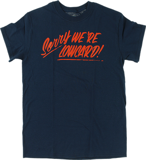 LOWCARD SORRY SS TSHIRT SMALL NAVY