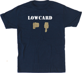 LOWCARD YOU SUCK SS TSHIRT SMALL NAVY