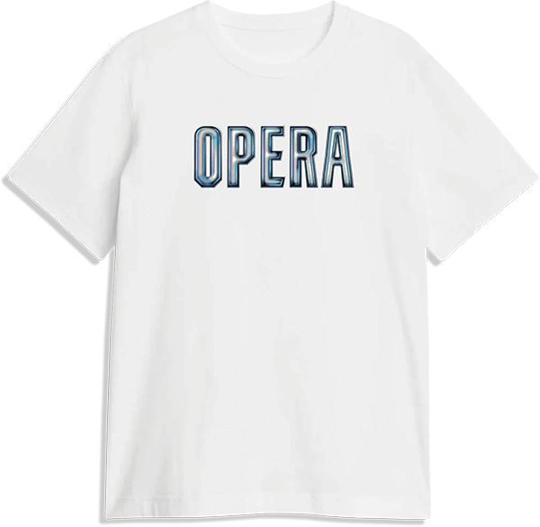 OPERA 3D SS TSHIRT SMALL-WHITE