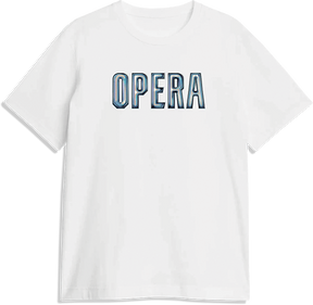 OPERA 3D SS TSHIRT SMALL-WHITE