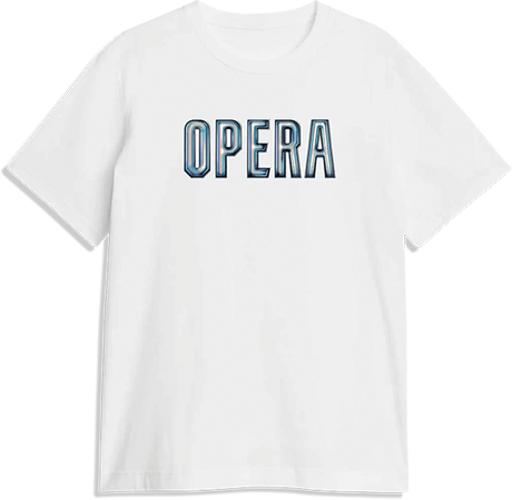 OPERA 3D SS TSHIRT SMALL-WHITE