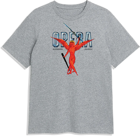 OPERA SWORD SS TSHIRT SMALL-HEATHER GREY