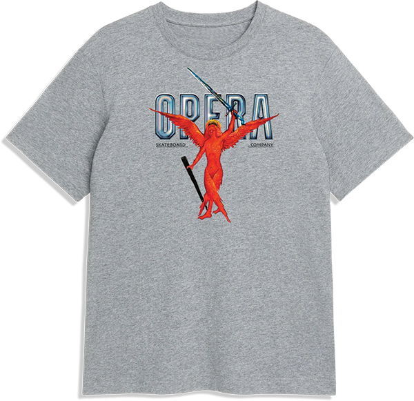 OPERA SWORD SS TSHIRT XLARGE-HEATHER GREY