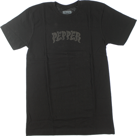 PEPPER LOGO SS TSHIRT XLARGE BLACK