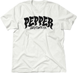 PEPPER LOGO SS TSHIRT SMALL WHITE