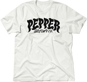 PEPPER LOGO SS TSHIRT SMALL WHITE