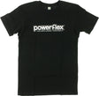 POWERFLEX LOGO SS TSHIRT MEDIUM BLACK/WHT
