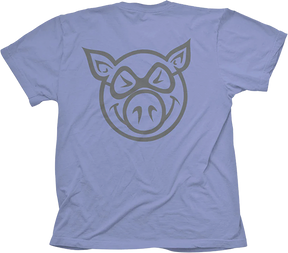 PIG HEAD SS TSHIRT SMALL-PURPLE