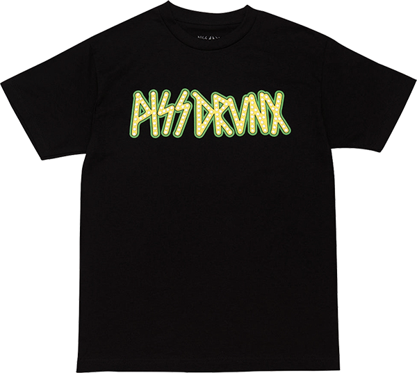 PISS TSHIRT DRUNX UP IN LIGHTS SS TSHIRT SMALL BLACK