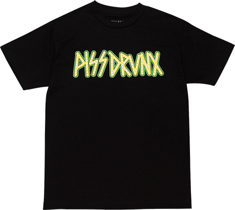 PISS TSHIRT DRUNX UP IN LIGHTS SS TSHIRT SMALL BLACK