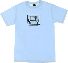 PIZZA EAT SS SMALL POWDER BLUE