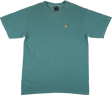 PIZZA EMOJI SS TSHIRT SMALL PIGMENT DYED EMERALD