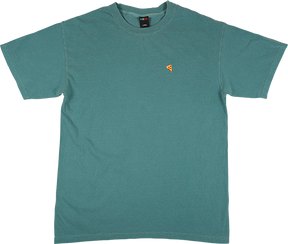 PIZZA EMOJI SS TSHIRT SMALL PIGMENT DYED EMERALD