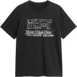 POPWAR PRAISE THE BOARD SS TSHIRT SMALL LT.BLUE