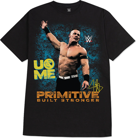 PRIMITIVE WWE CENA HEAVYWEIGHT SS TSHIRT SMALL BLACK