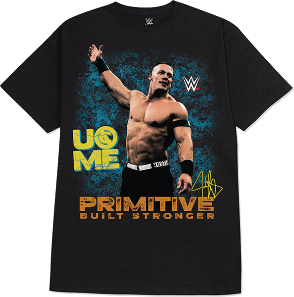 PRIMITIVE WWE CENA HEAVYWEIGHT SS TSHIRT SMALL BLACK