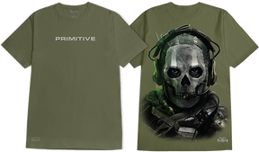 PRIMITIVE GHOST SS TSHIRT SMALL MILITARY