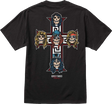 PRIMITIVE GN'R CROSS TSHIRT SS TSHIRT SMALL BLK