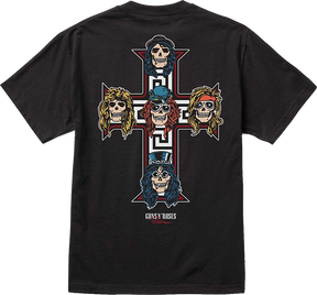 PRIMITIVE GN'R CROSS TSHIRT SS TSHIRT SMALL BLK