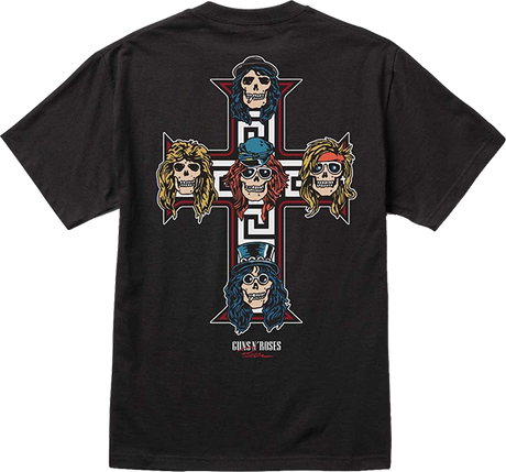 PRIMITIVE GN'R CROSS TSHIRT SS TSHIRT SMALL BLK