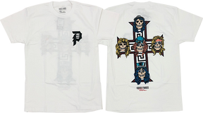 PRIMITIVE GNR CROSS TSHIRT SS TSHIRT MEDIUM WHITE