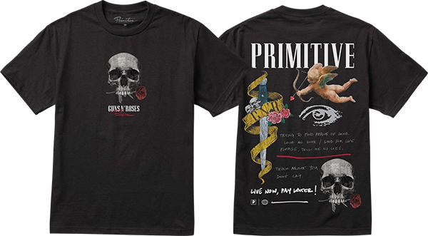 PRIMITIVE GN'R DON'T CRY SS TSHIRT XLARGE BLK