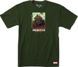 PRIMITIVE MARVEL THE THING SS TSHIRT SMALL MILITARY GRN