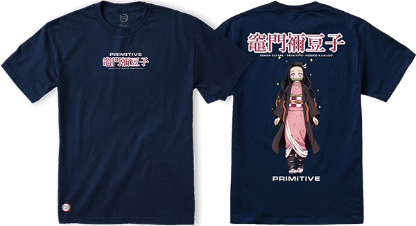 PRIMITIVE NEZUKO KAMADO SS MEDIUM HARBOR BLU