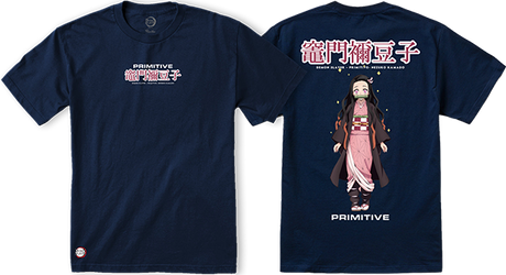 PRIMITIVE NEZUKO KAMADO SS XLARGE HARBOR BLU
