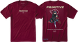 PRIMITIVE NARUTO ITACHI UCHIHA SS TSHIRT SMALL BURGUNDY