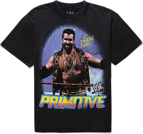 PRIMITIVE WWE RAZOR HEAVYWEIGHT SS TSHIRT SMALL BLACK