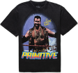 PRIMITIVE WWE RAZOR HEAVYWEIGHT SS TSHIRT MEDIUM BLACK
