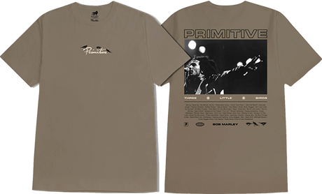 PRIMITIVE RISING SUN SS SMALL SAFARI GRN
