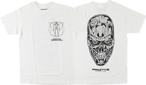 PRIMITIVE SKYNET SS TSHIRT MEDIUM WHITE